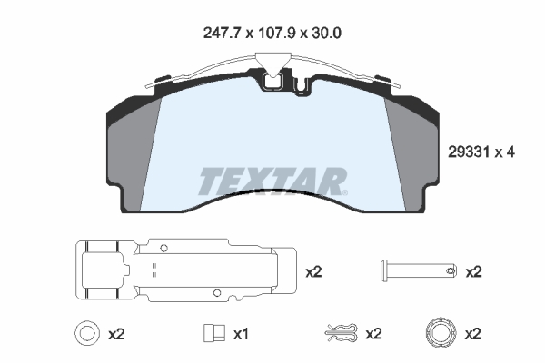 Textar Remblokset 2933102