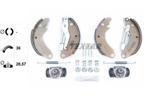 Textar Remschoen set 83000600
