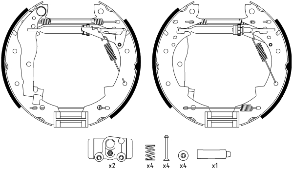 Remschoen set Textar 84041200