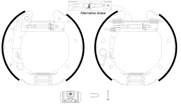 Remschoen set Textar 84060900