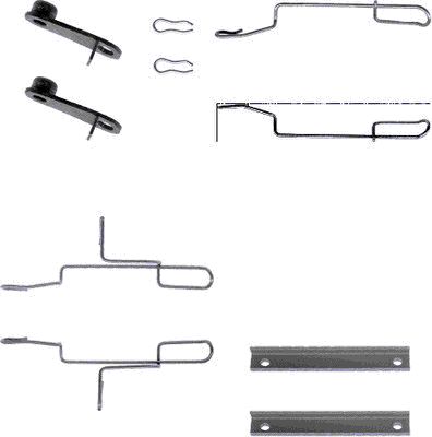 Rem montageset Textar 82032200