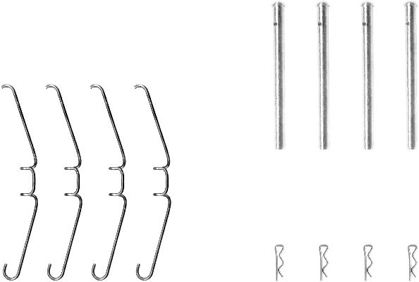 Rem montageset Textar 82051200