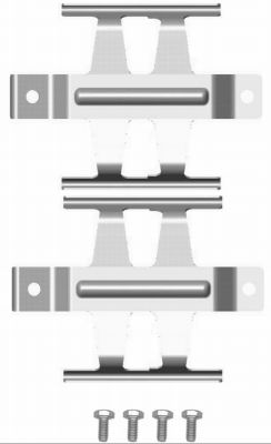 Rem montageset Textar 82502200