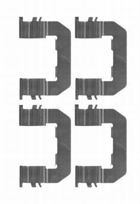 Rem montageset Textar 82502800