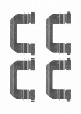 Rem montageset Textar 82505600