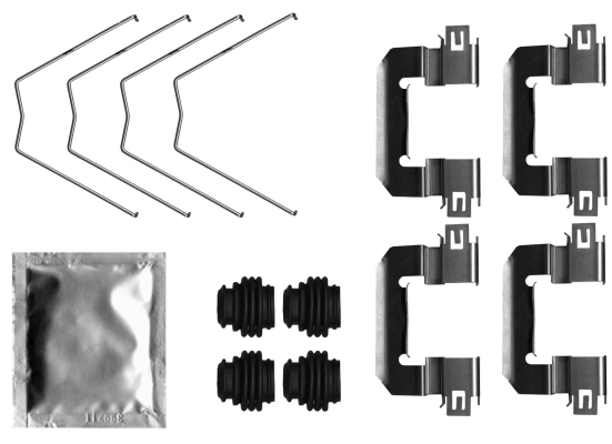 Rem montageset Textar 82552000