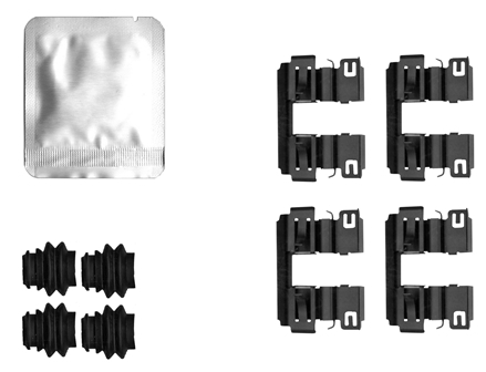 Accessoireset, schijfremblok Textar 82563100