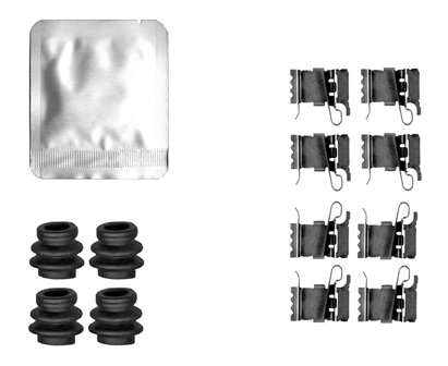 Accessoireset, schijfremblok Textar 82563600