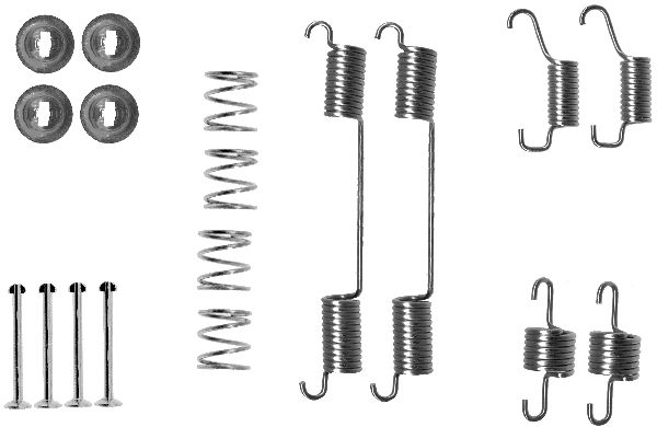 Rem montageset Textar 97016600