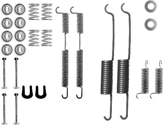 Rem montageset Textar 97021200