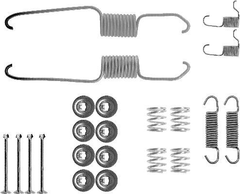 Rem montageset Textar 97029000