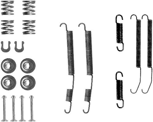 Rem montageset Textar 97030400