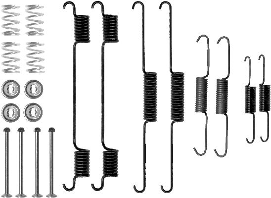 Rem montageset Textar 97030800