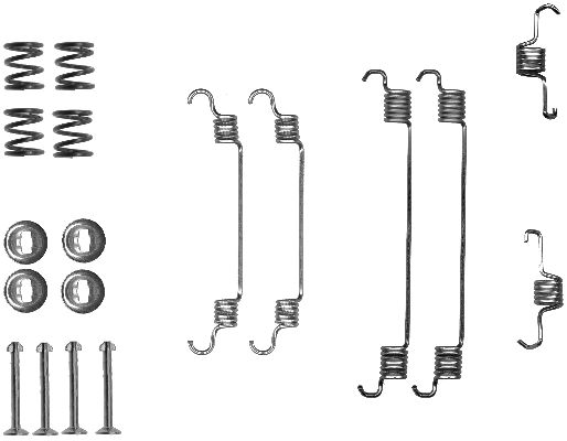 Rem montageset Textar 97032000