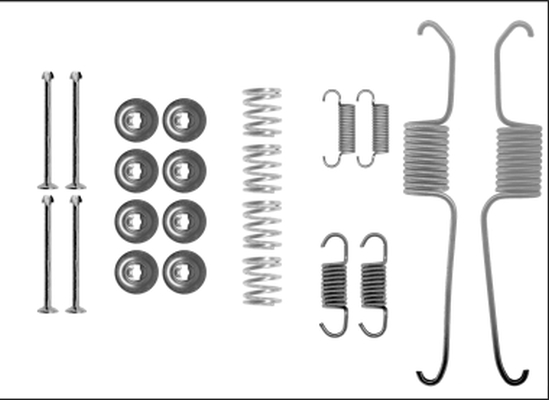 Rem montageset Textar 97040200