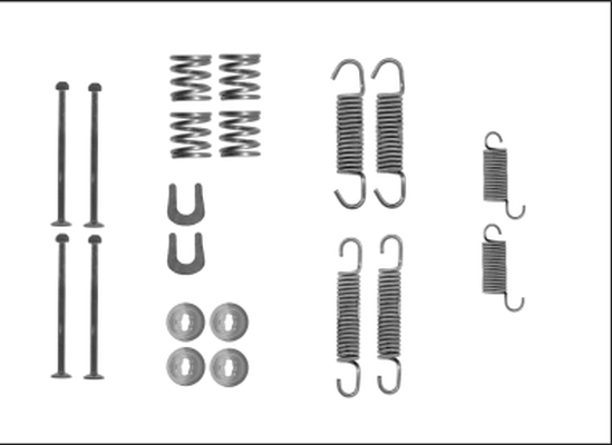 Rem montageset Textar 97041000