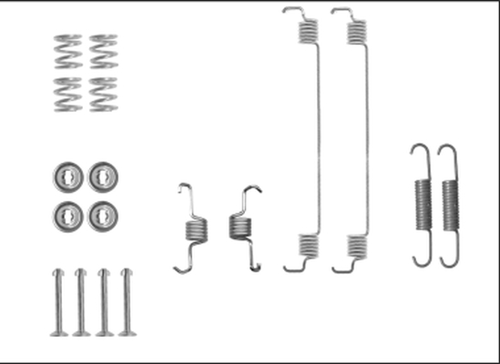 Rem montageset Textar 97041600