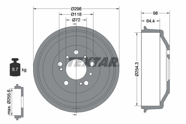 Remtrommel Textar 94010200