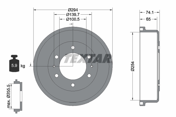 Remtrommel Textar 94022100