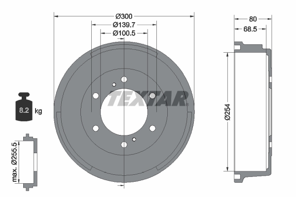 Remtrommel Textar 94034700