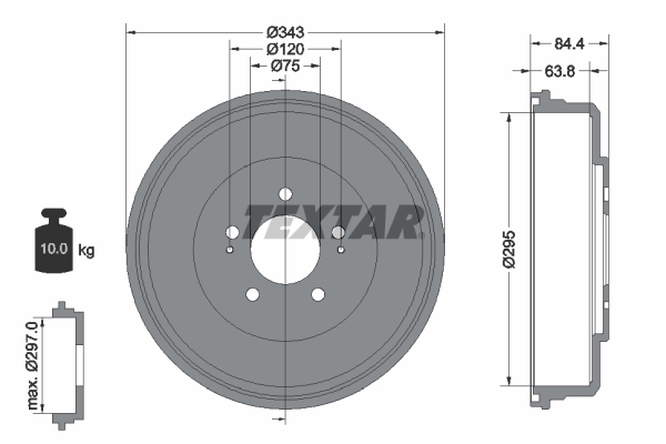 Remtrommel Textar 94035800