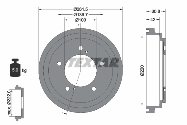 Remtrommel Textar 94036600