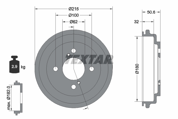 Remtrommel Textar 94049200