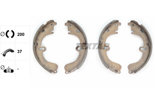 Textar Remschoen set 91032500