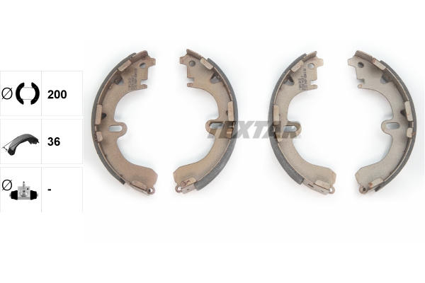 Textar Remschoen set 91043100