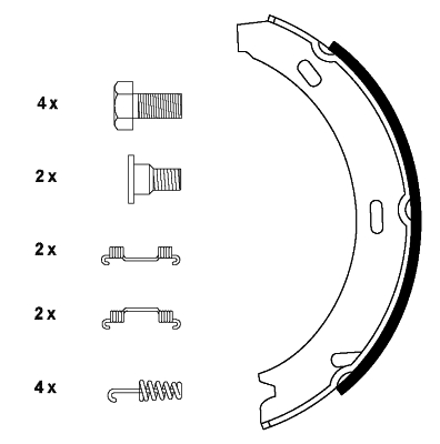 Remschoen set Textar 91044500