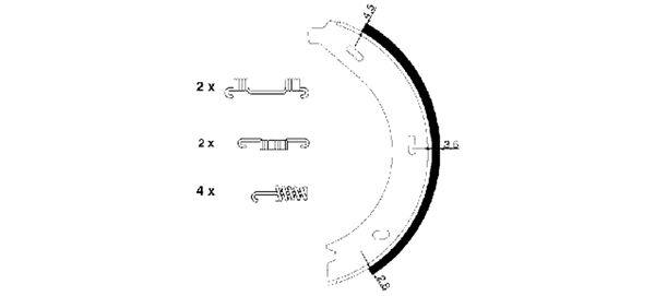 Remschoen set Textar 91054600