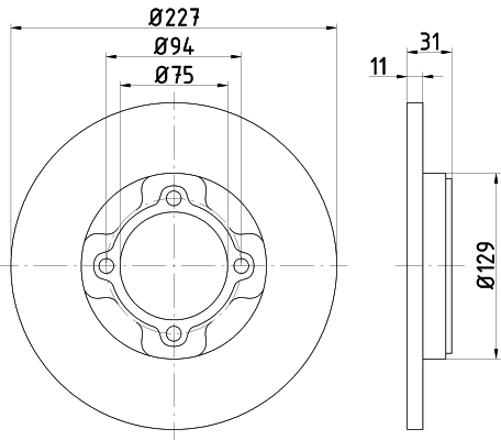 Remschijven Textar 92028200