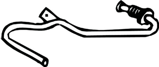 Drukleiding voor druksensor roetfilter Bosal 000-065