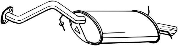 Achterdemper Bosal 115-157