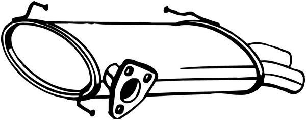 Achterdemper Bosal 135-129