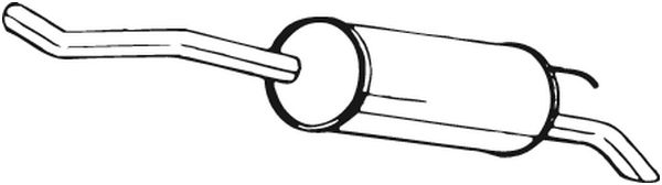 Achterdemper Bosal 135-495
