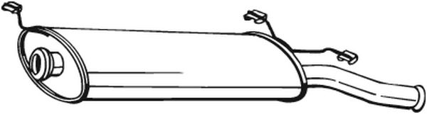 Achterdemper Bosal 135-507