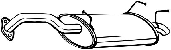 Achterdemper Bosal 145-183