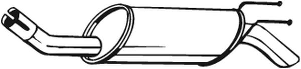 Achterdemper Bosal 148-167