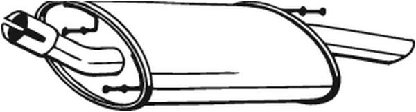 Achterdemper Bosal 154-377