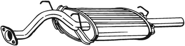 Achterdemper Bosal 163-157