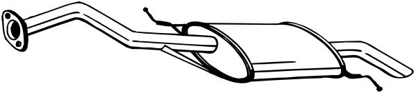 Achterdemper Bosal 278-837