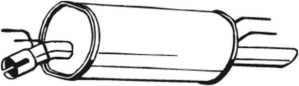 Achterdemper Bosal 185-351