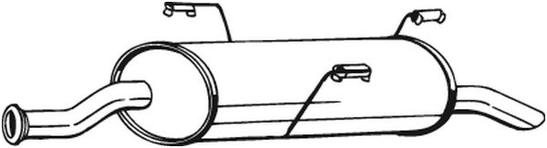 Achterdemper Bosal 190-209