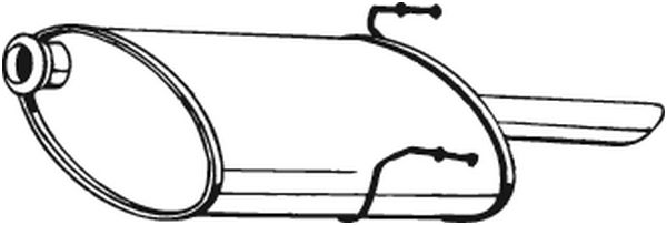 Achterdemper Bosal 190-289