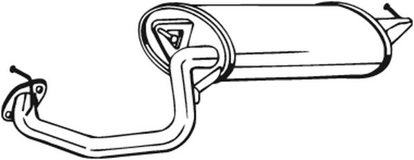 Achterdemper Bosal 228-153