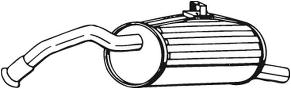 Achterdemper Bosal 228-087