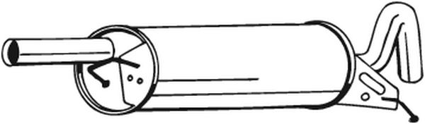 Achterdemper Bosal 233-117