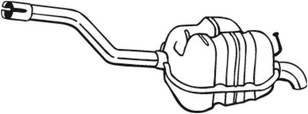 Achterdemper Bosal 233-161