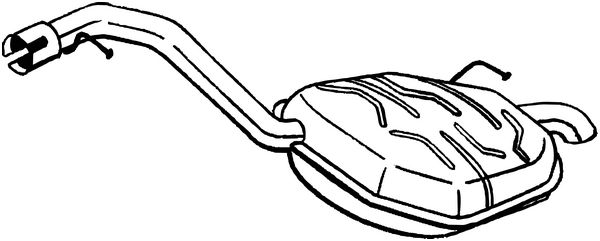 Achterdemper Bosal 235-111